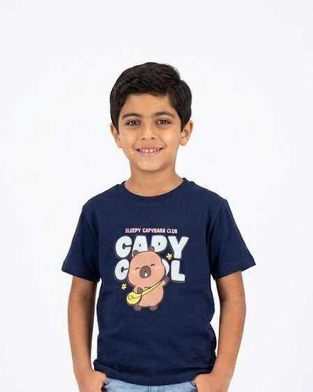 Boys Printed Half Sleeves T-shirt