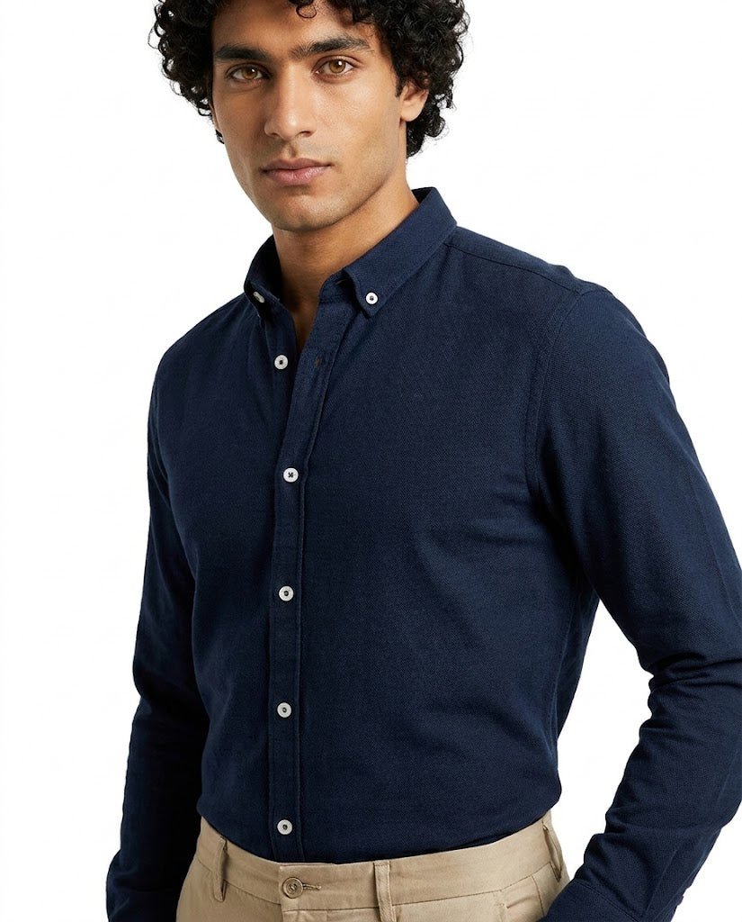 MEN LINEN CASUAL SHIRT SMART