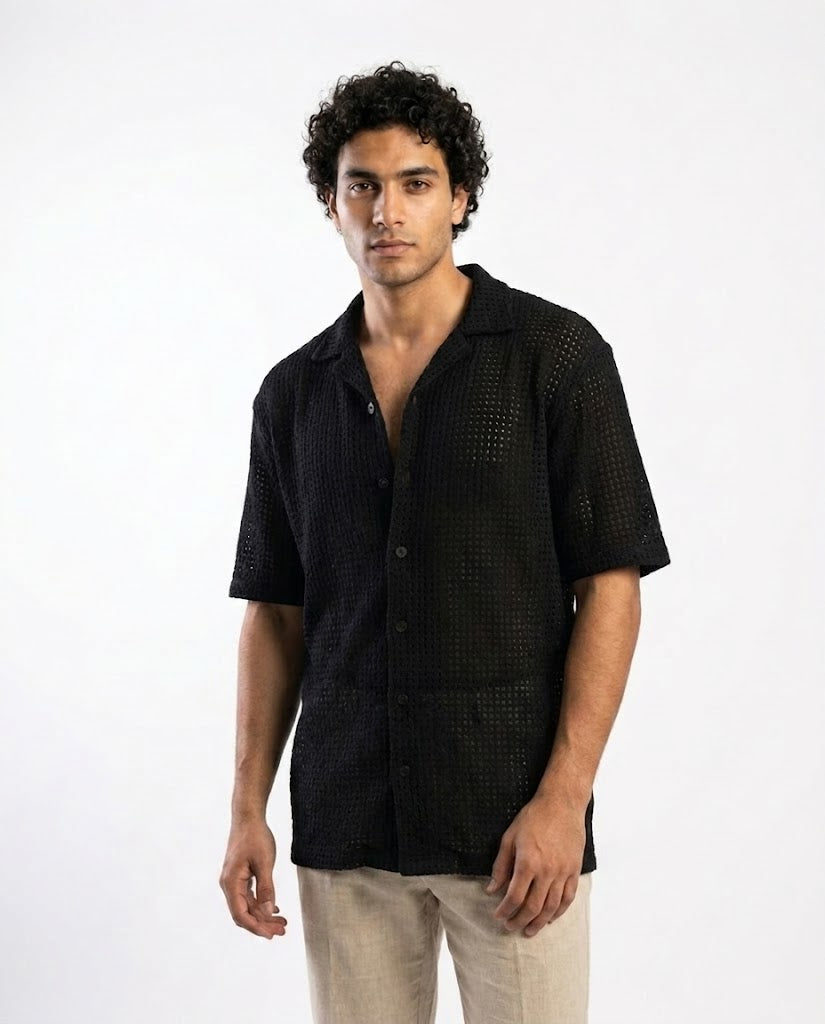 Men Casual Half Sleeves Shirt