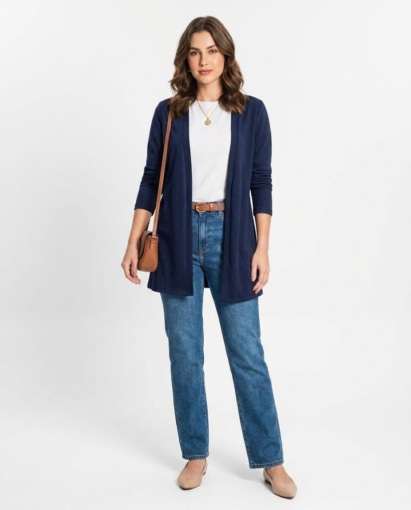 WOMEN PLAIN CARDIGAN