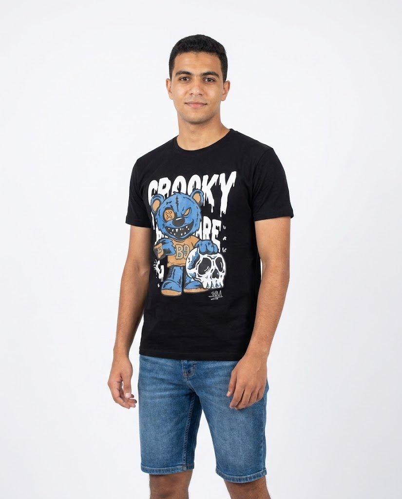 MEN PRINTED HALF SLEEVES T-SHIRT