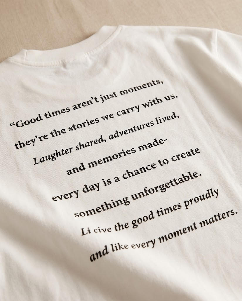 MEN PRINTED GOOD TIMES OVER SIZE T-SHIRT
