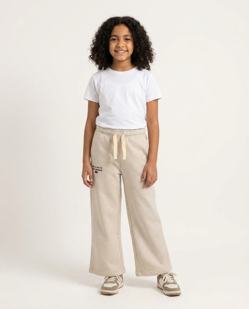GIRLS CASUAL WIDE LEG PANT