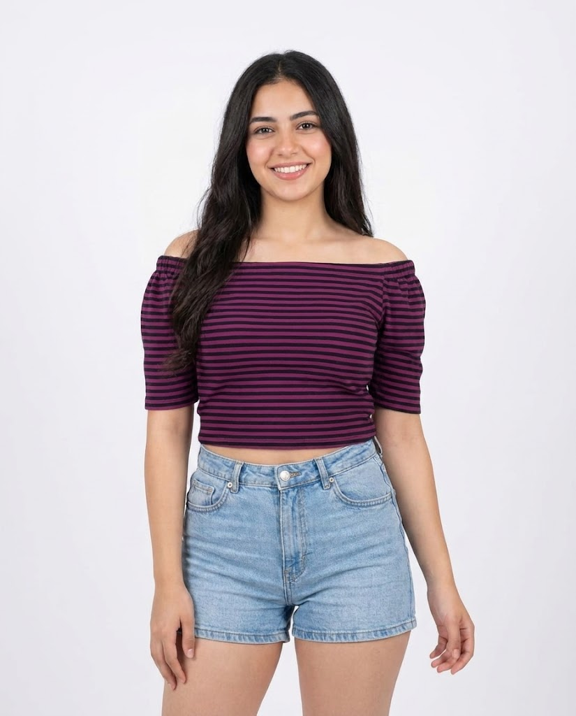 WOMEN STRIPPED SUMMER TOP