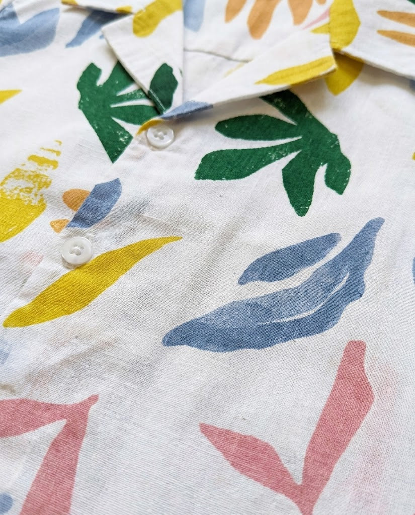 Boys Drawing Half Sleeves Shirt