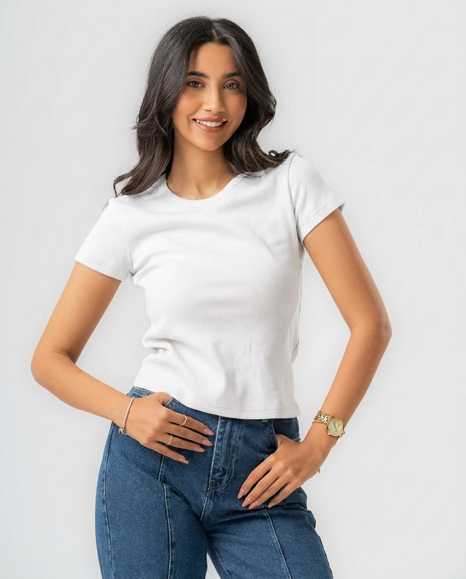 Ribbed Basic Top