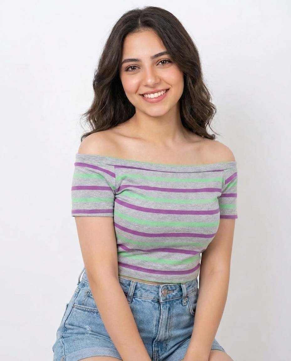 WOMEN STRIPPED SUMMER TOP