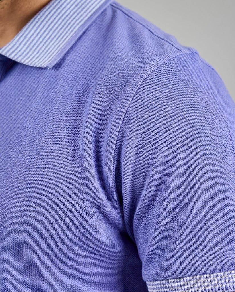 MEN Pattern HALF SLEEVES POLO T-SHIRT