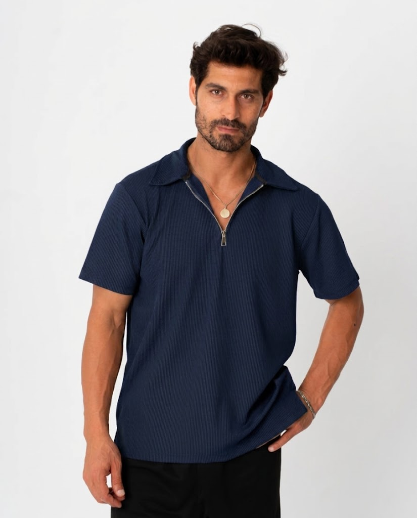 Pattern Polo T-shirt