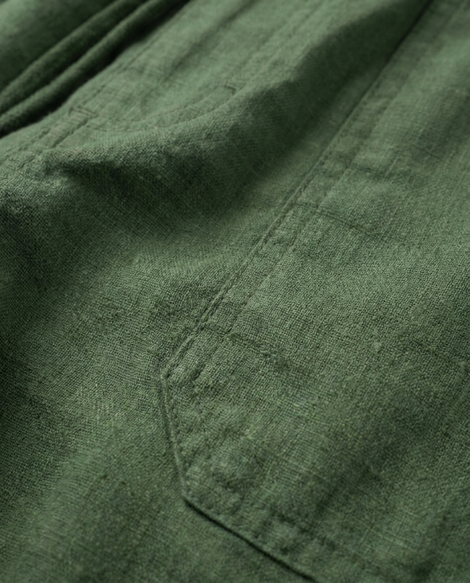 Men Linen Casual Short