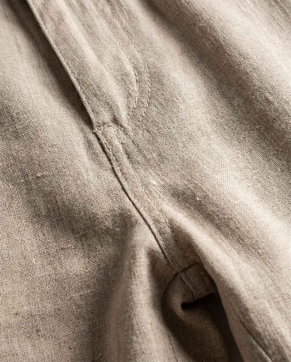 Men Linen Casual Short