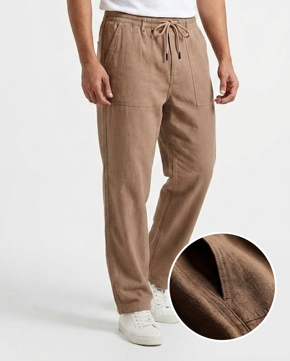 Men Linen Casual Pant