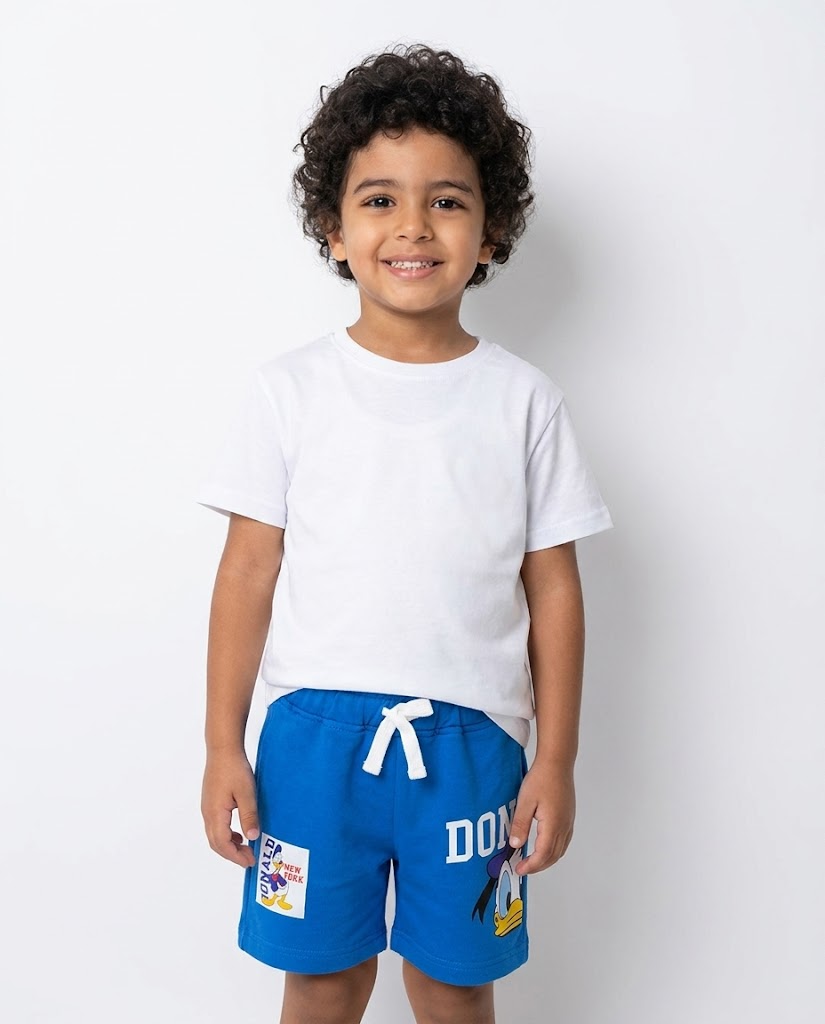 Boys Printed Summer Melton Short