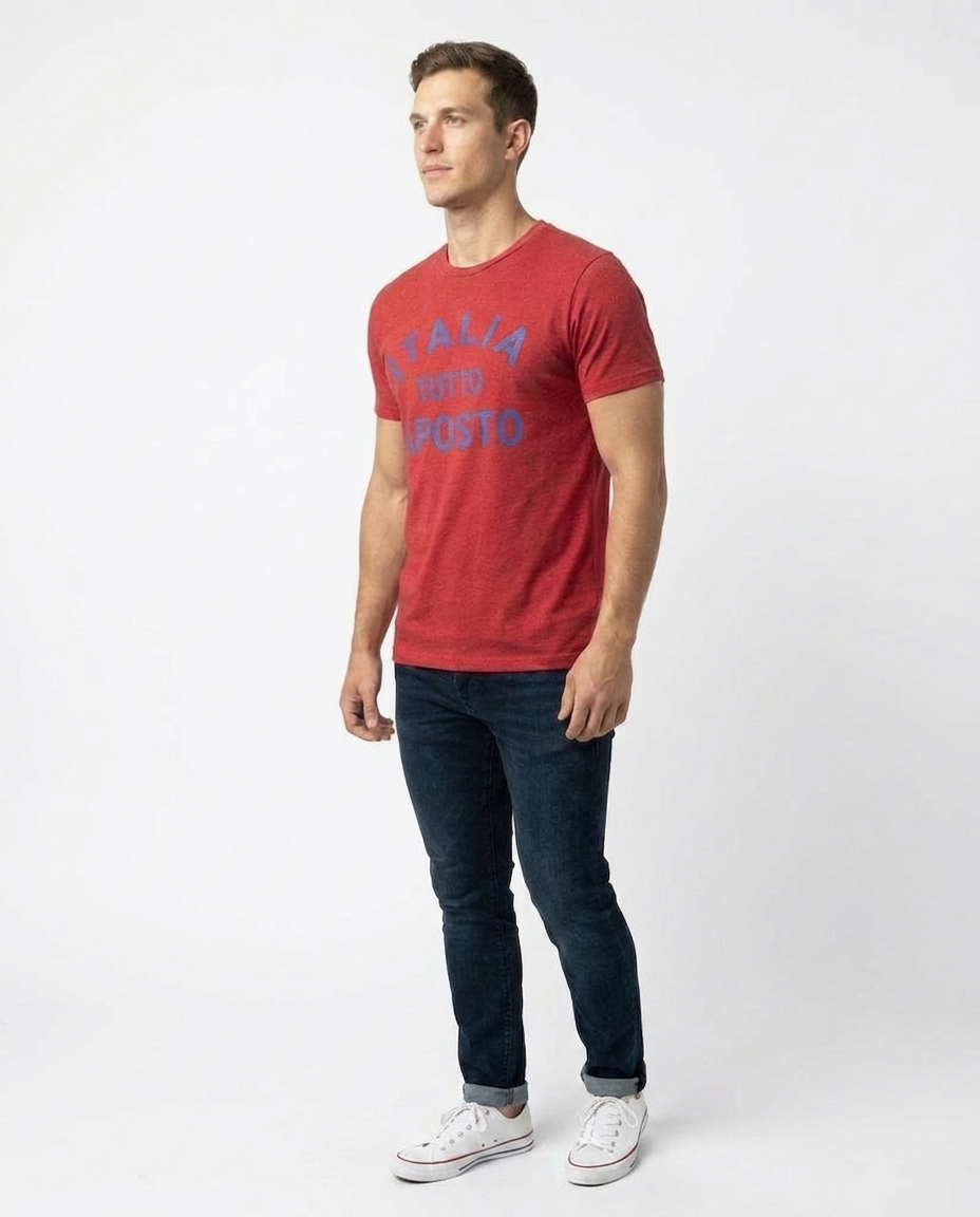 Men Printed Italy T-Shirt