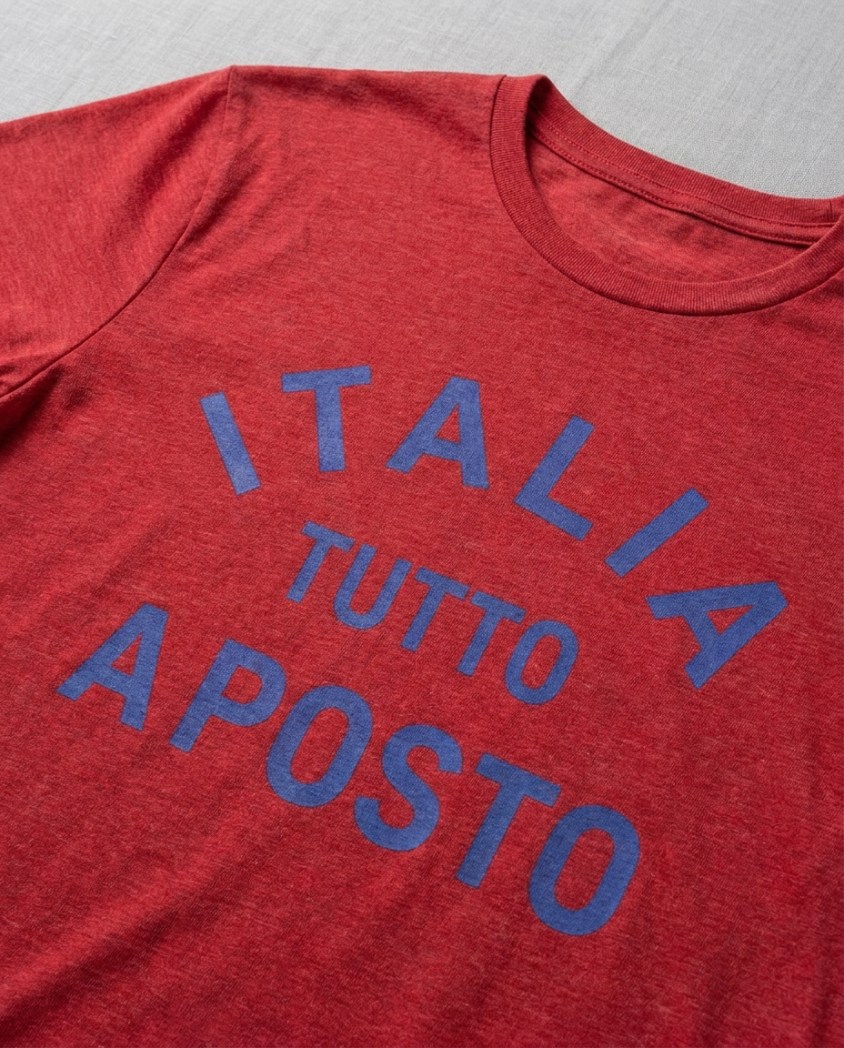 Men Printed Italy T-Shirt