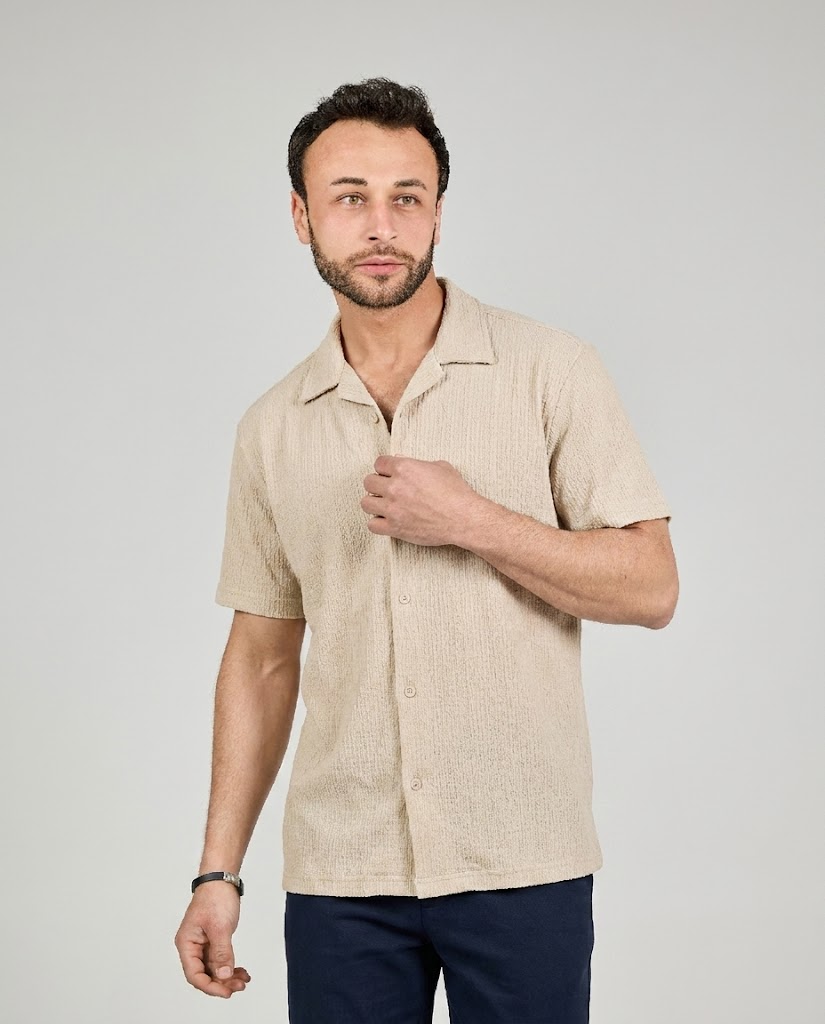 MEN Pattern HALF SLEEVES SHIRT