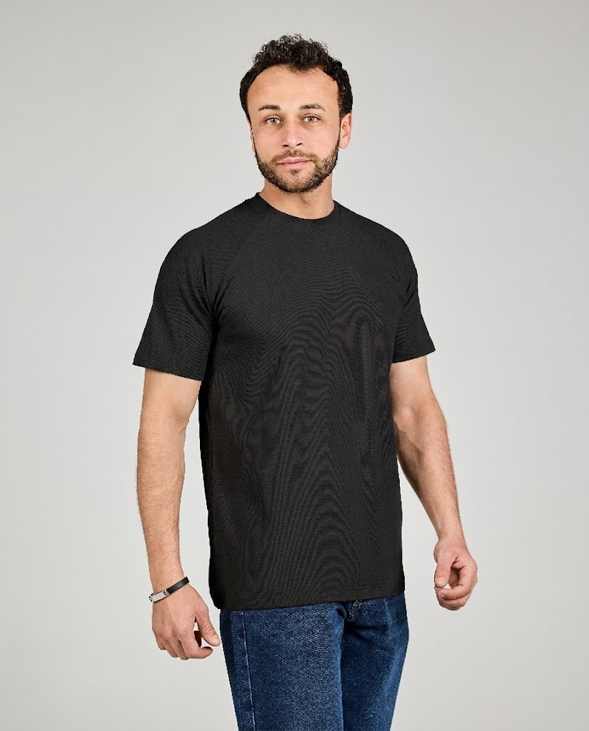 Men Pattern Half Sleeves T-shirt