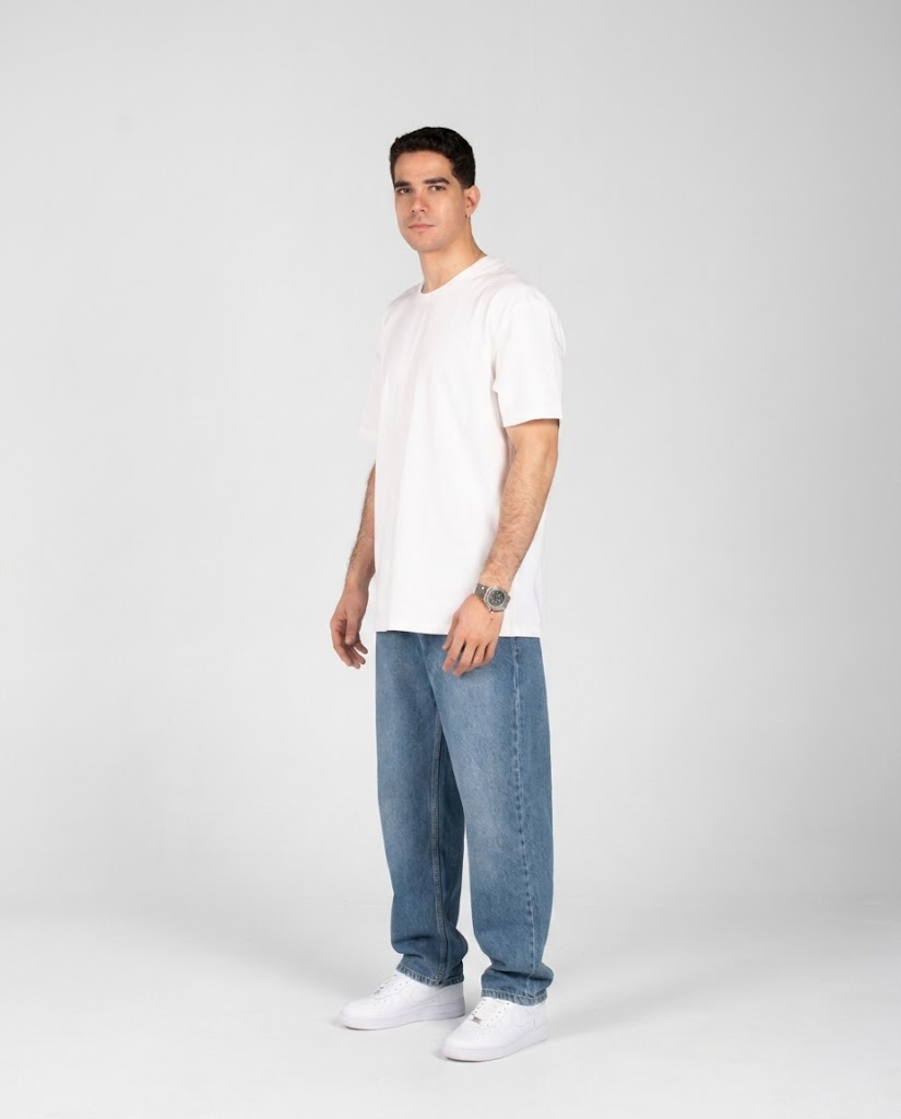 Men Plain Half Sleeves T-shirt
