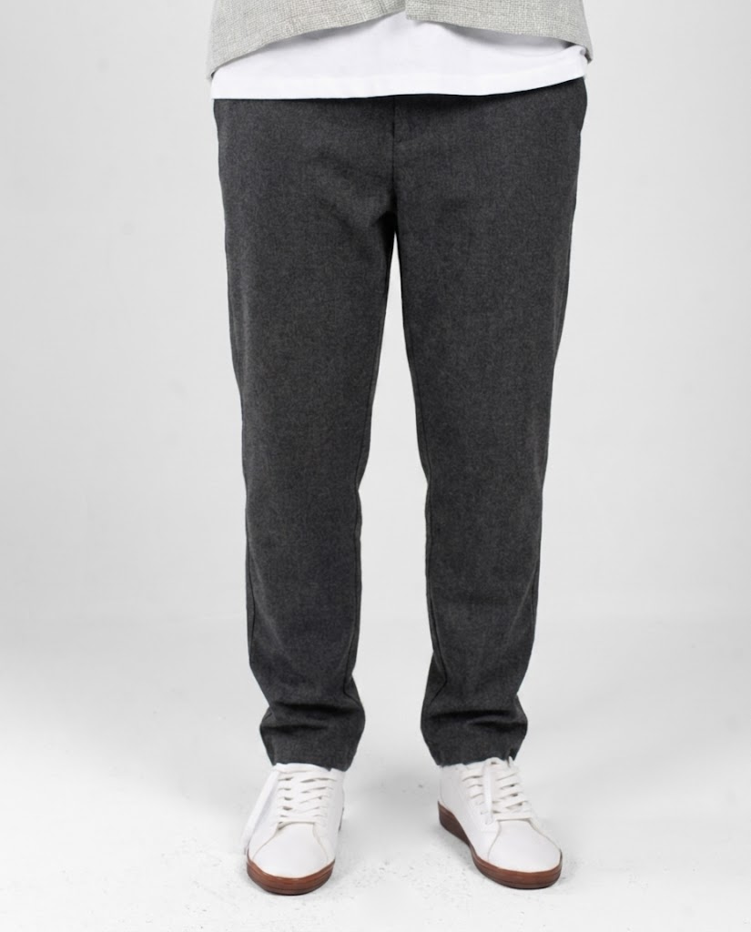 Men Pants Elastic Waist