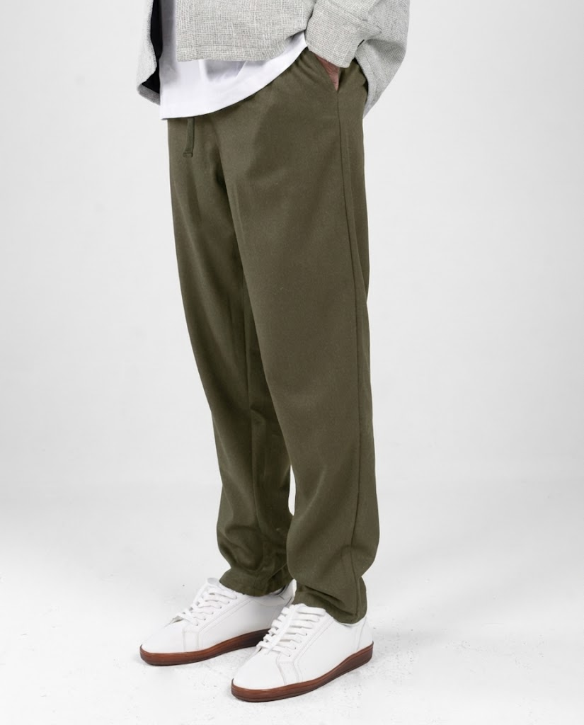 Men Pants Elastic Waist