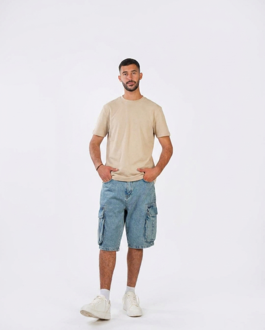 Round Neck Pattern T-shirt