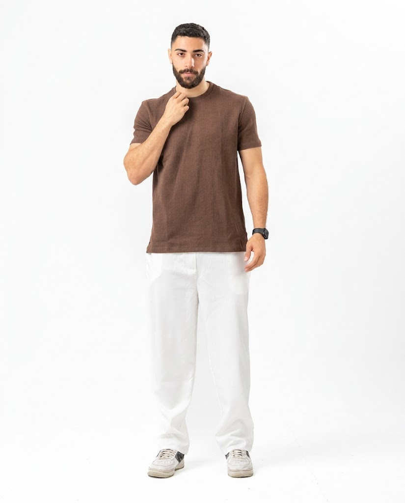 Round Neck Pattern T-shirt