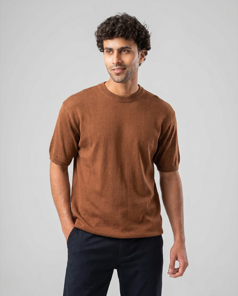 Knitted Men T-shirt