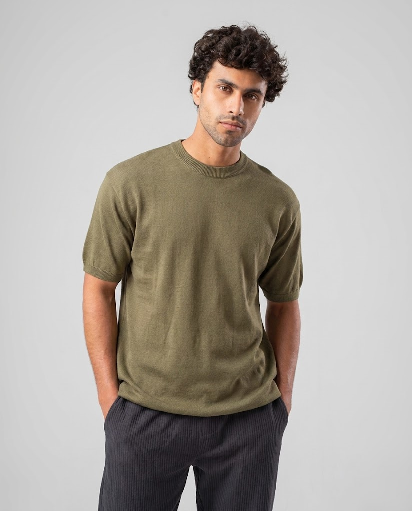 Knitted Men T-shirt