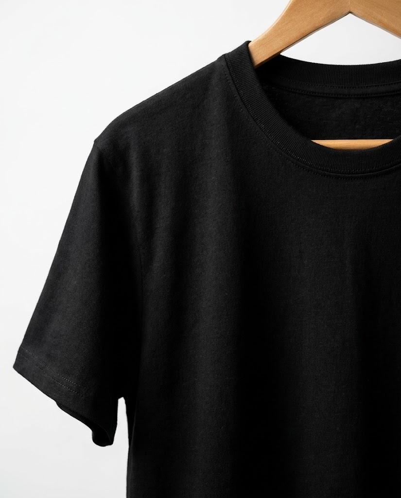 Round Neck Basic Mens Short Sleeve T-shirt