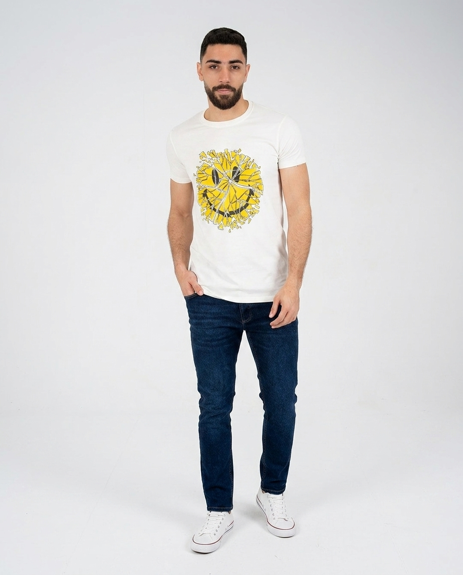 Short Sleeve Mens Printed T-shirt