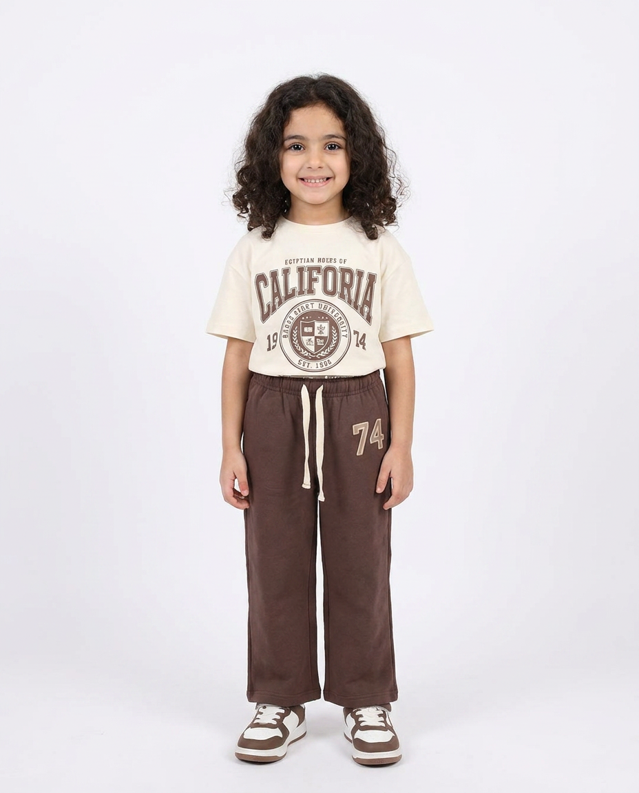 Girls Summer Melton 74 Wide Leg Pant