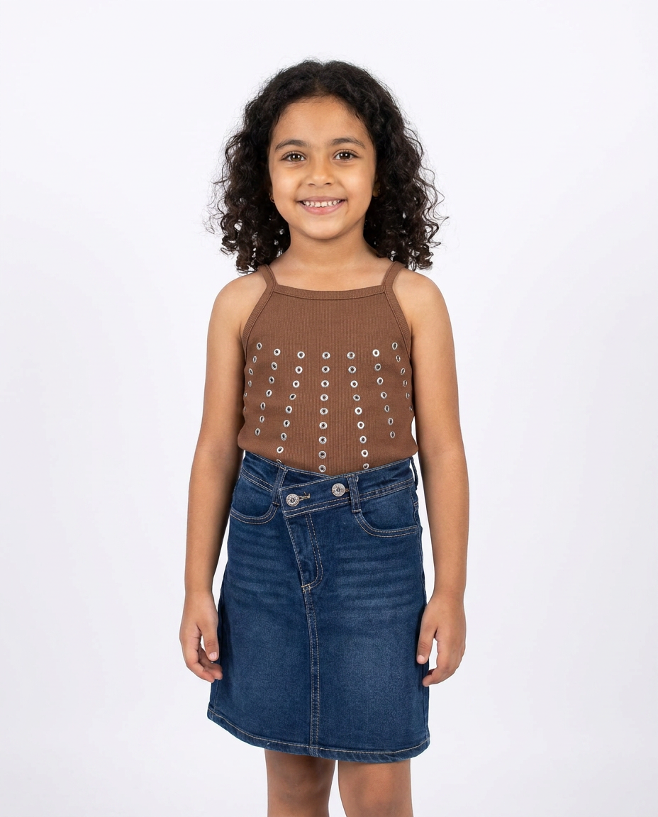 Girls Jeans Skirt