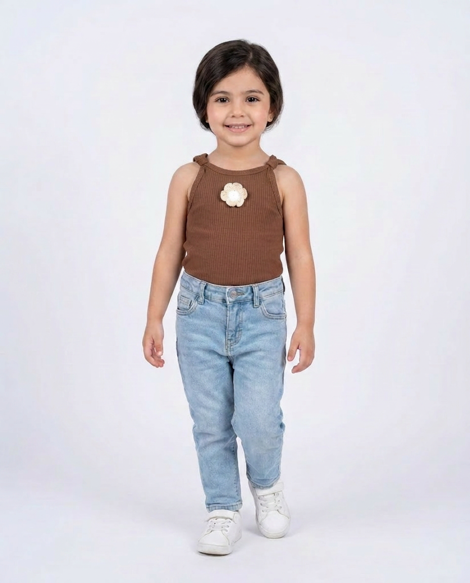 Girls Sleevless T-shirt
