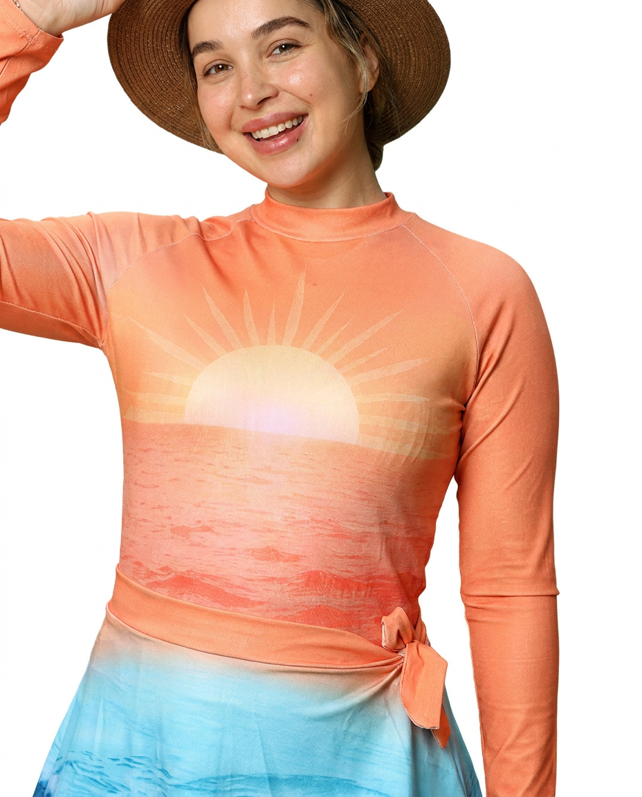 Golden Glow Swimwear