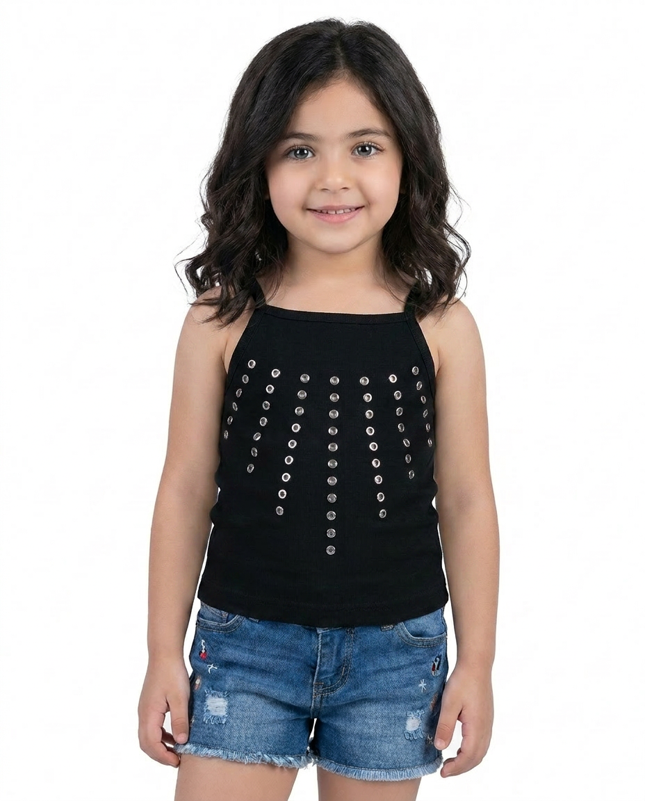 Girls Sleevless T-shirt