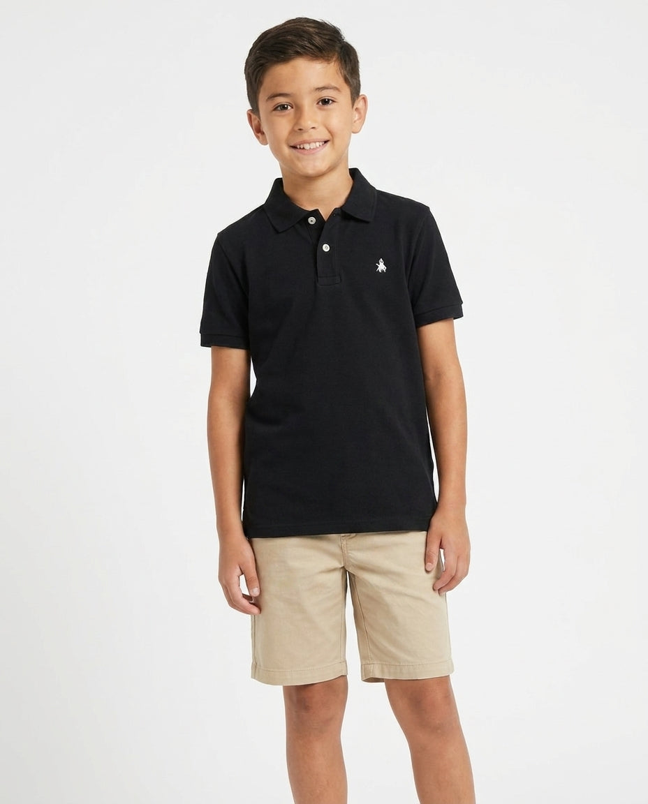 Boys Half Sleeves Polo T-shirt