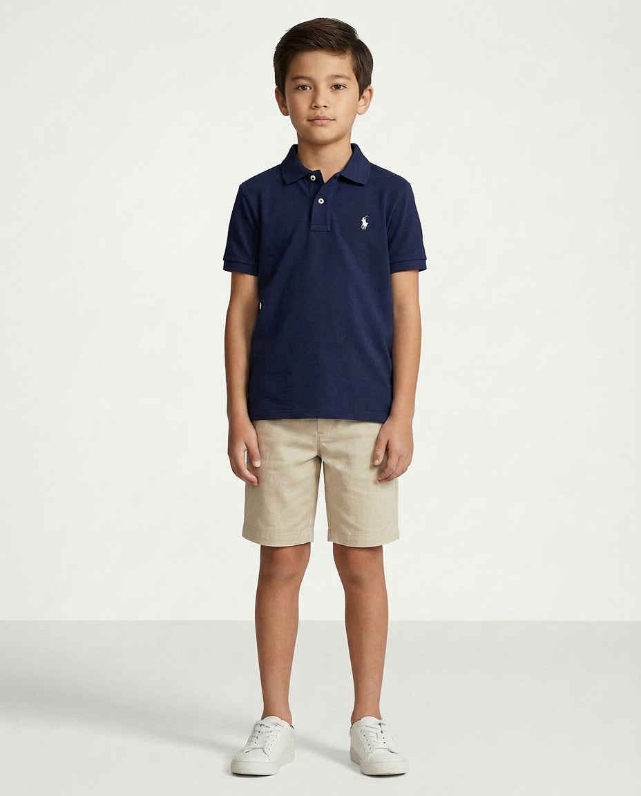 Boys Half Sleeves Polo T-shirt