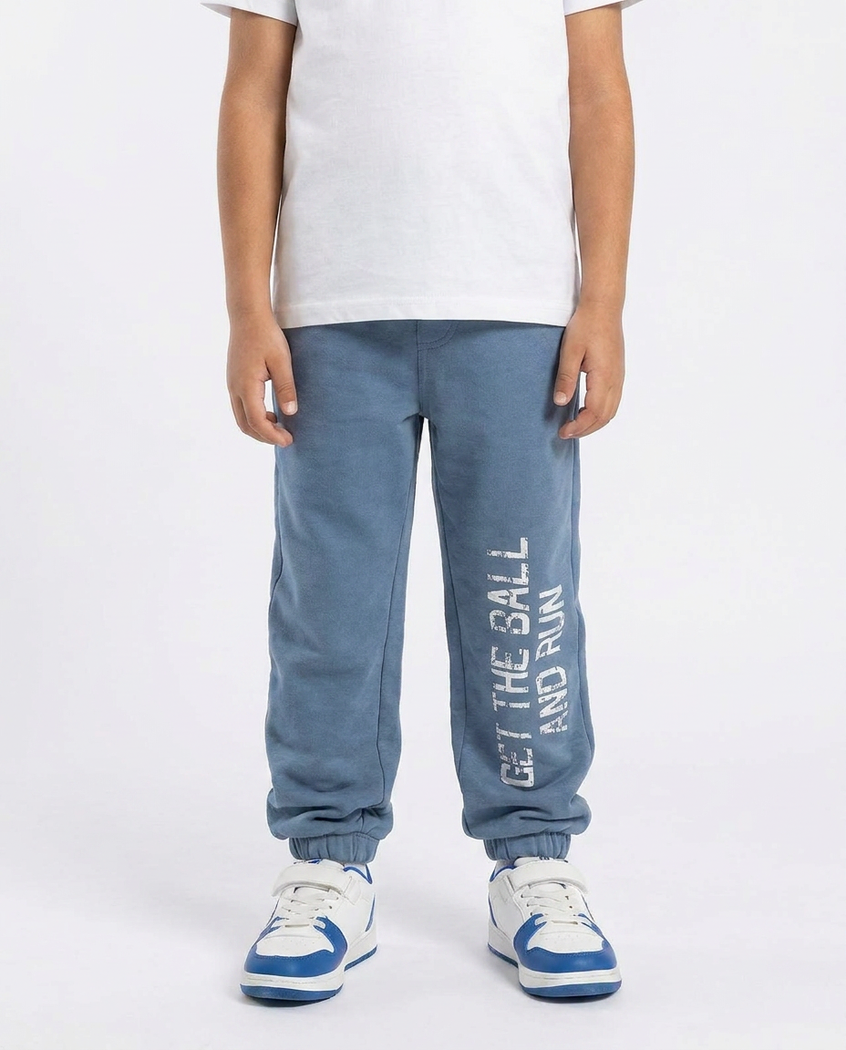 Boys Printed Get The Ball Summer Melton Pant