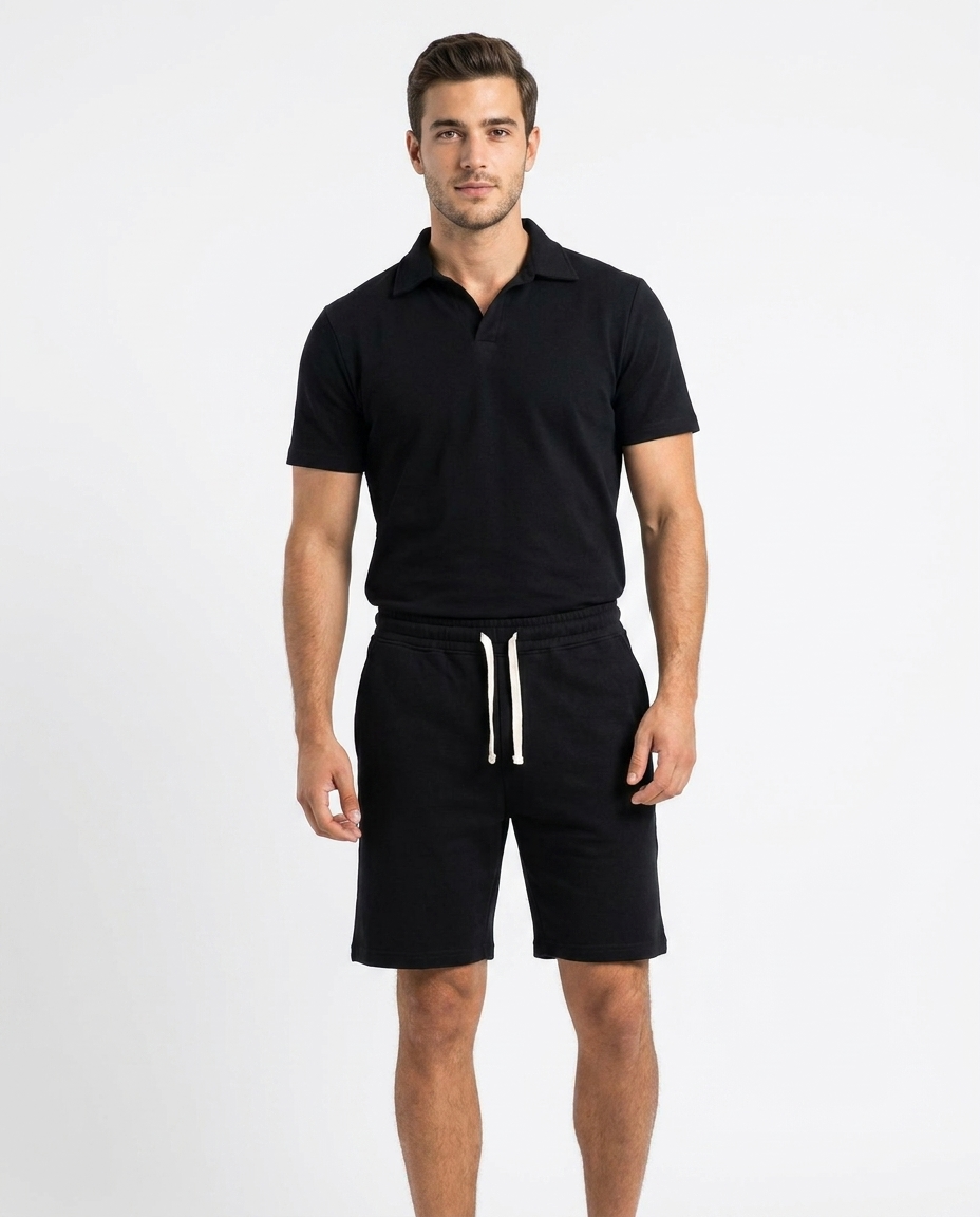 Men Plain Half Sleeves Polo T-shirt