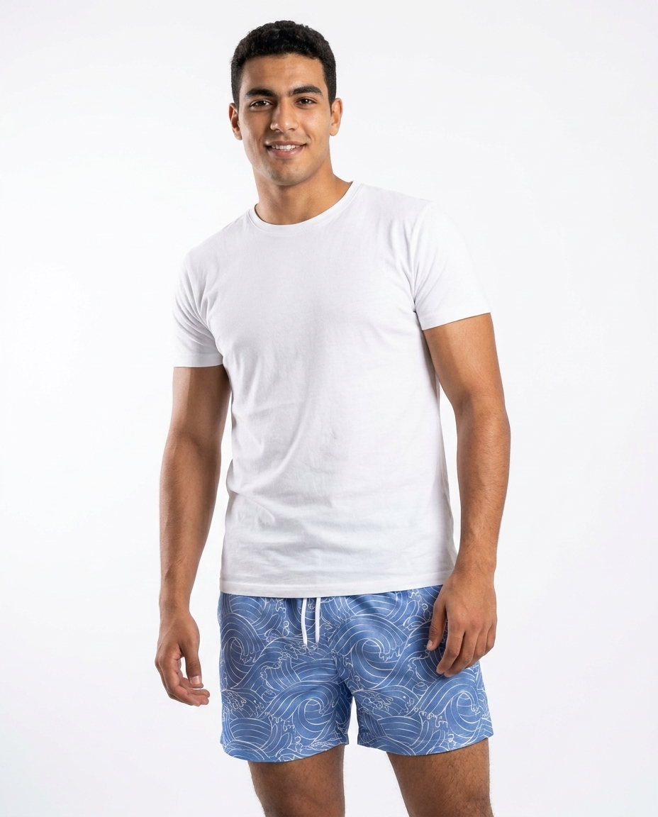 Printed Mens Swimsuit