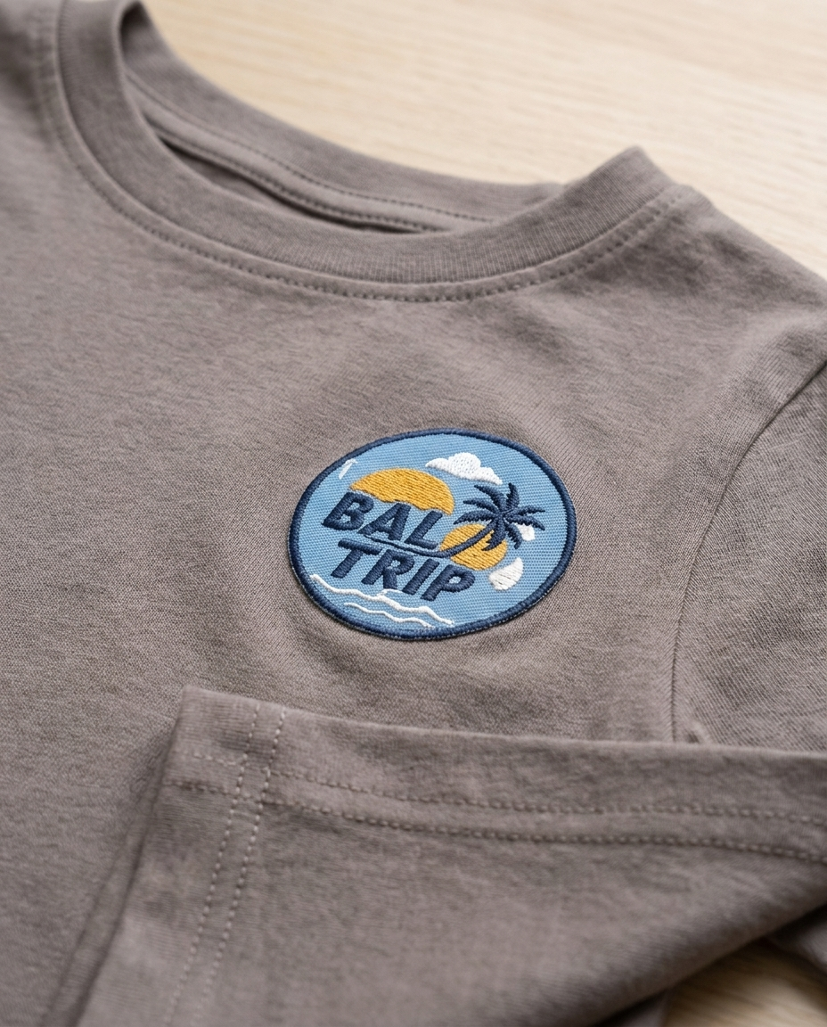 Boys Printed Bali Trip Half Sleeves T-shirt