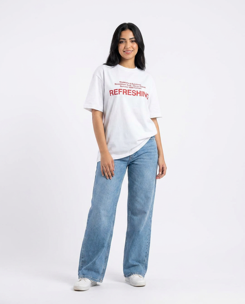 Women Printed Half Sleeves T-shirt