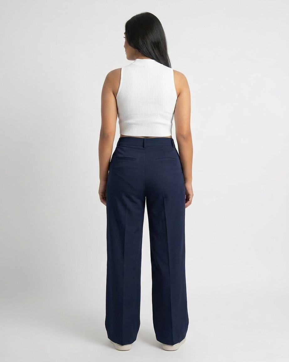 Women Plain Casual Pant