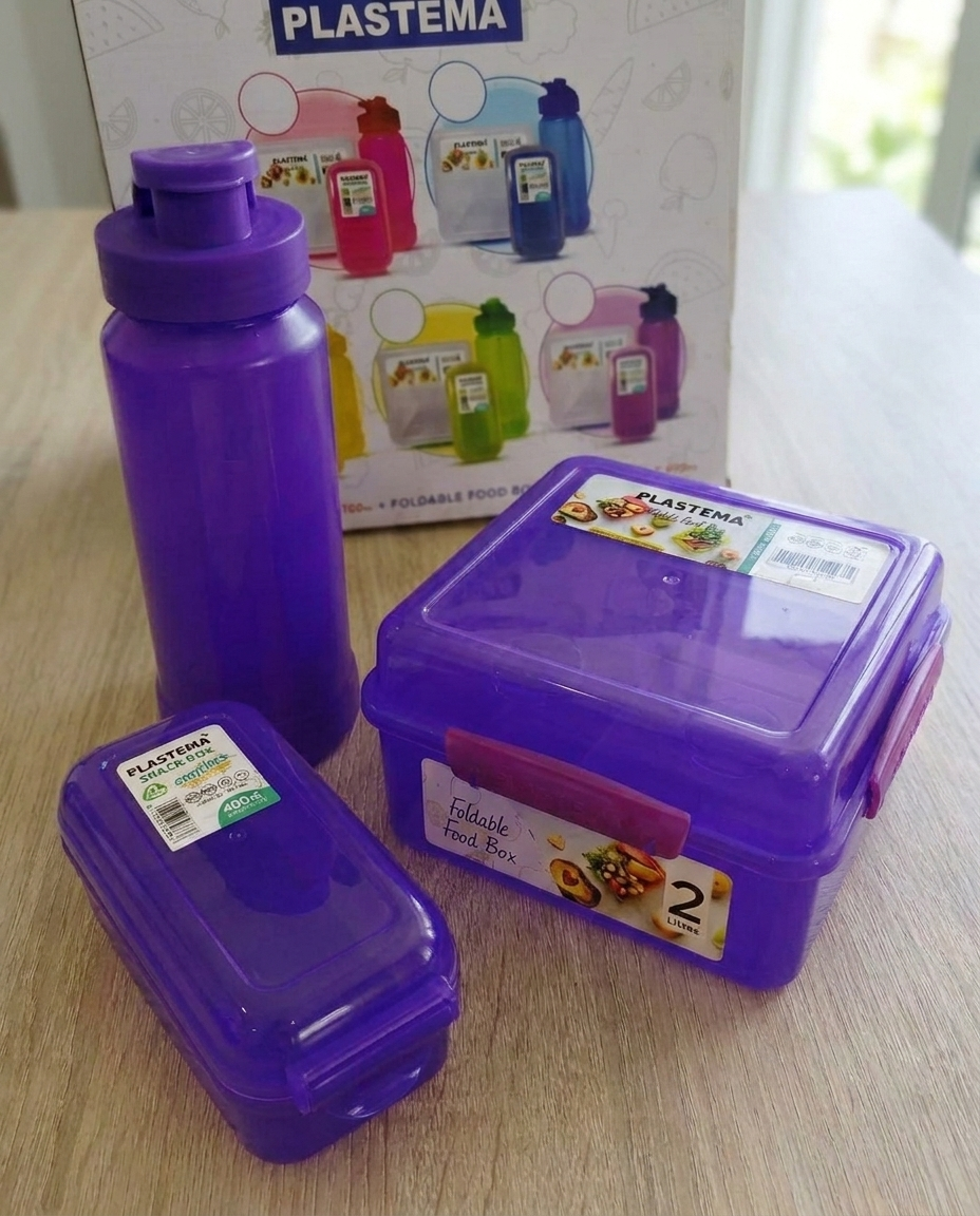 Lunch Box & Water Bottle Set