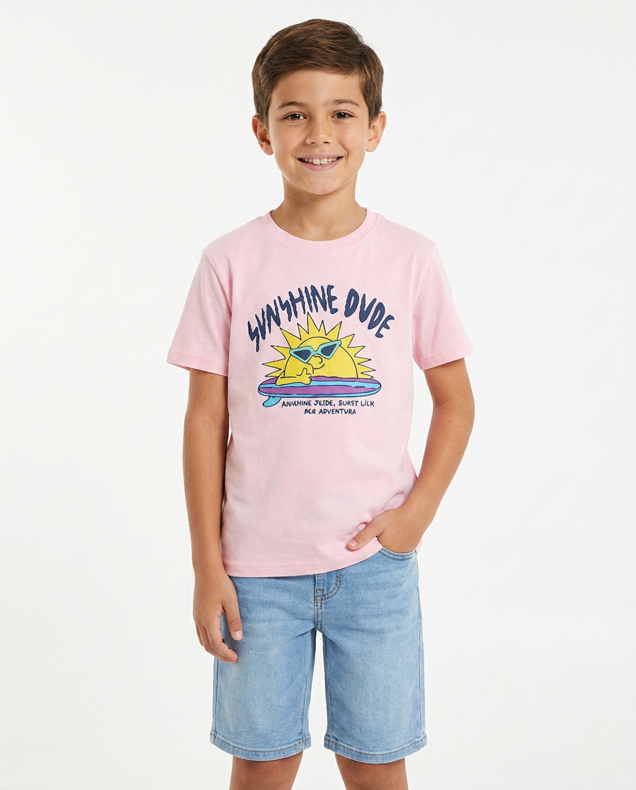 Boys Printed Half Sleeves T-shirt