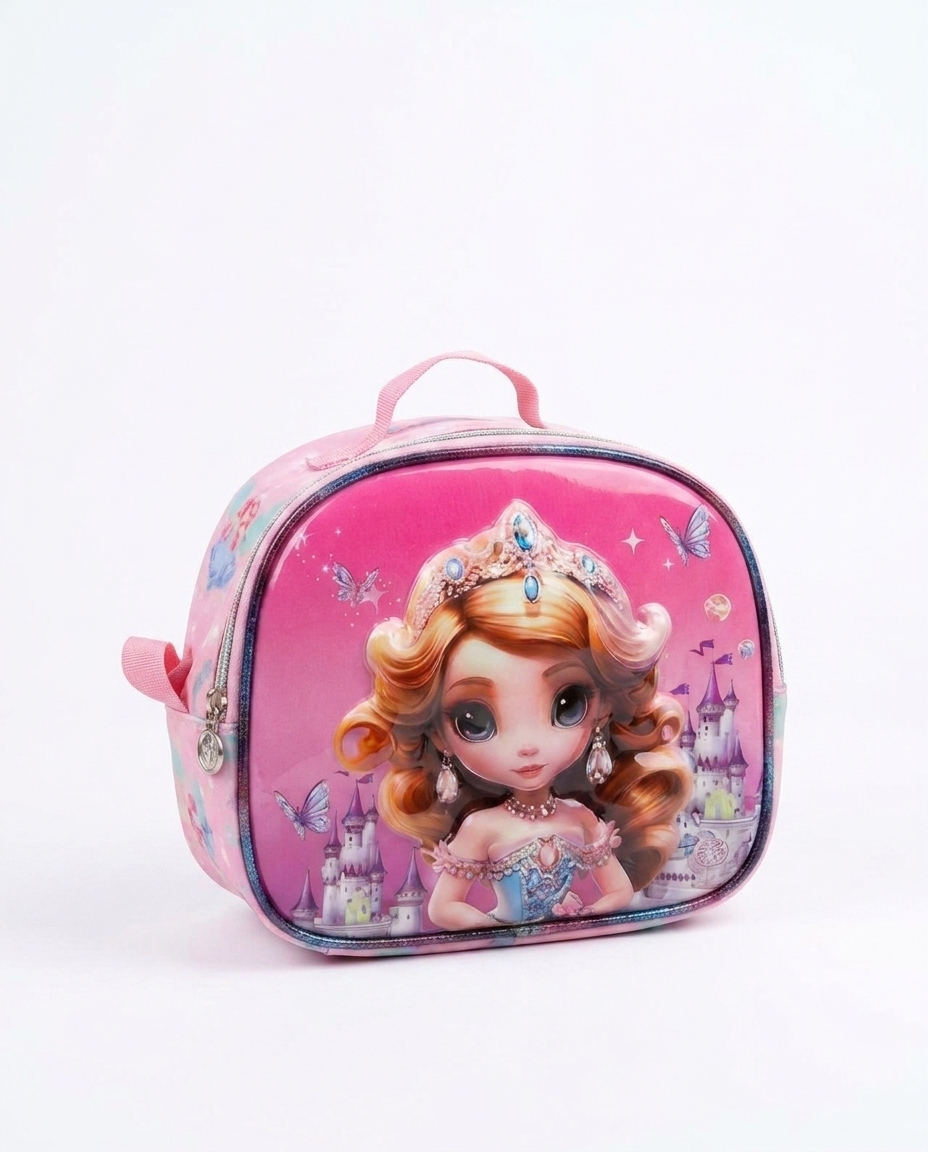 Girls Princess 3-Piece School Backpack Set