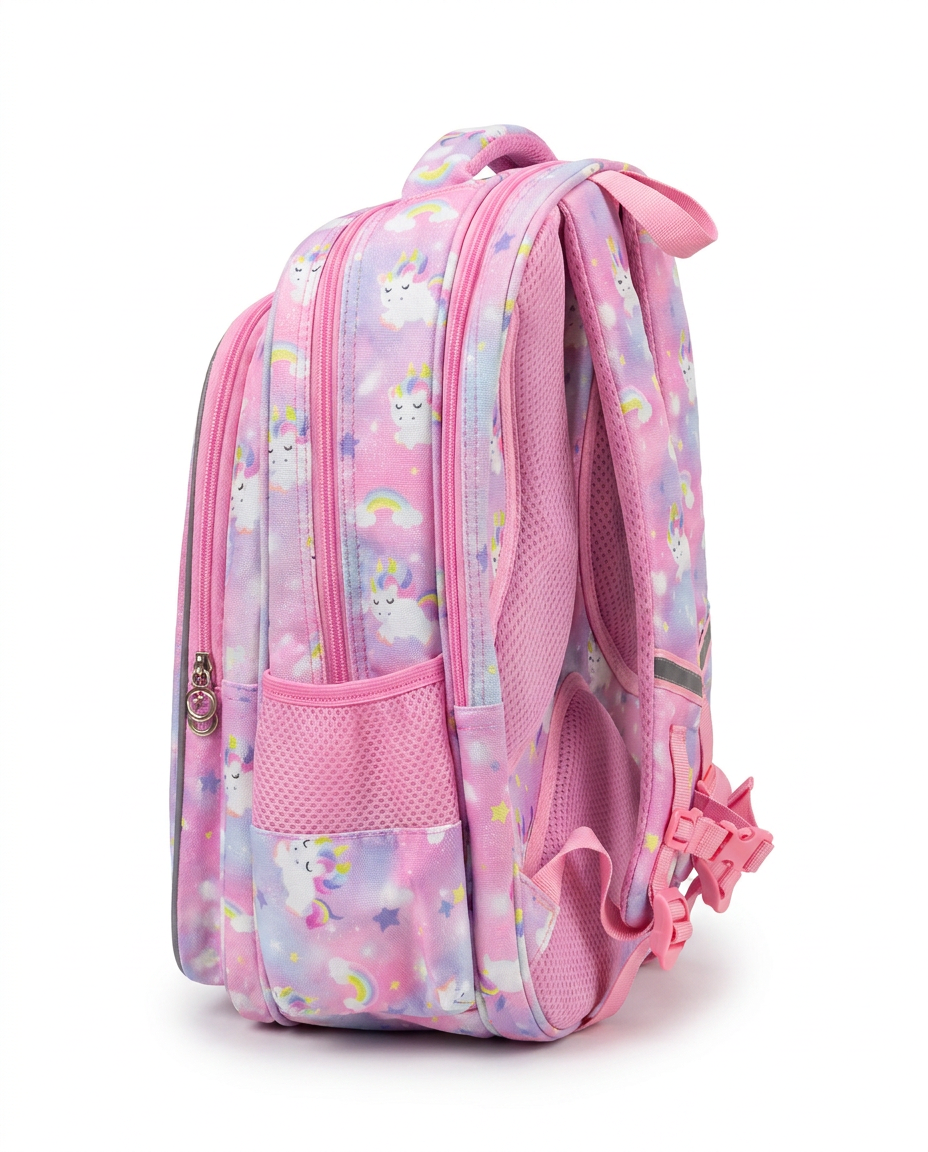 Unicorn School Backpack 3 Face Designs