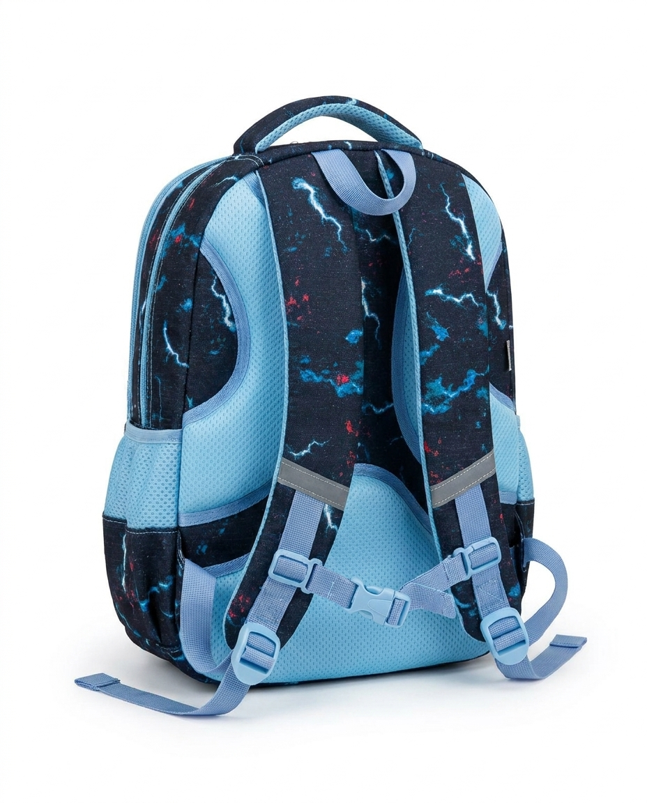 Sonic Printed School Backpack 3 Face Designs