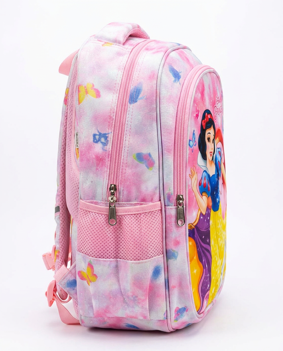 Pink Disney Princess Backpack  3 Face