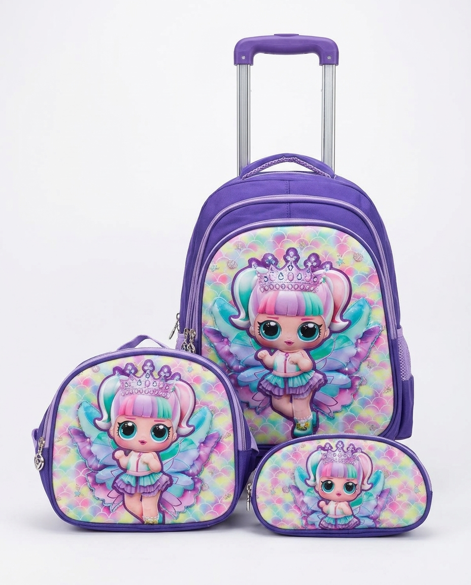Girls Trolley School Backpack